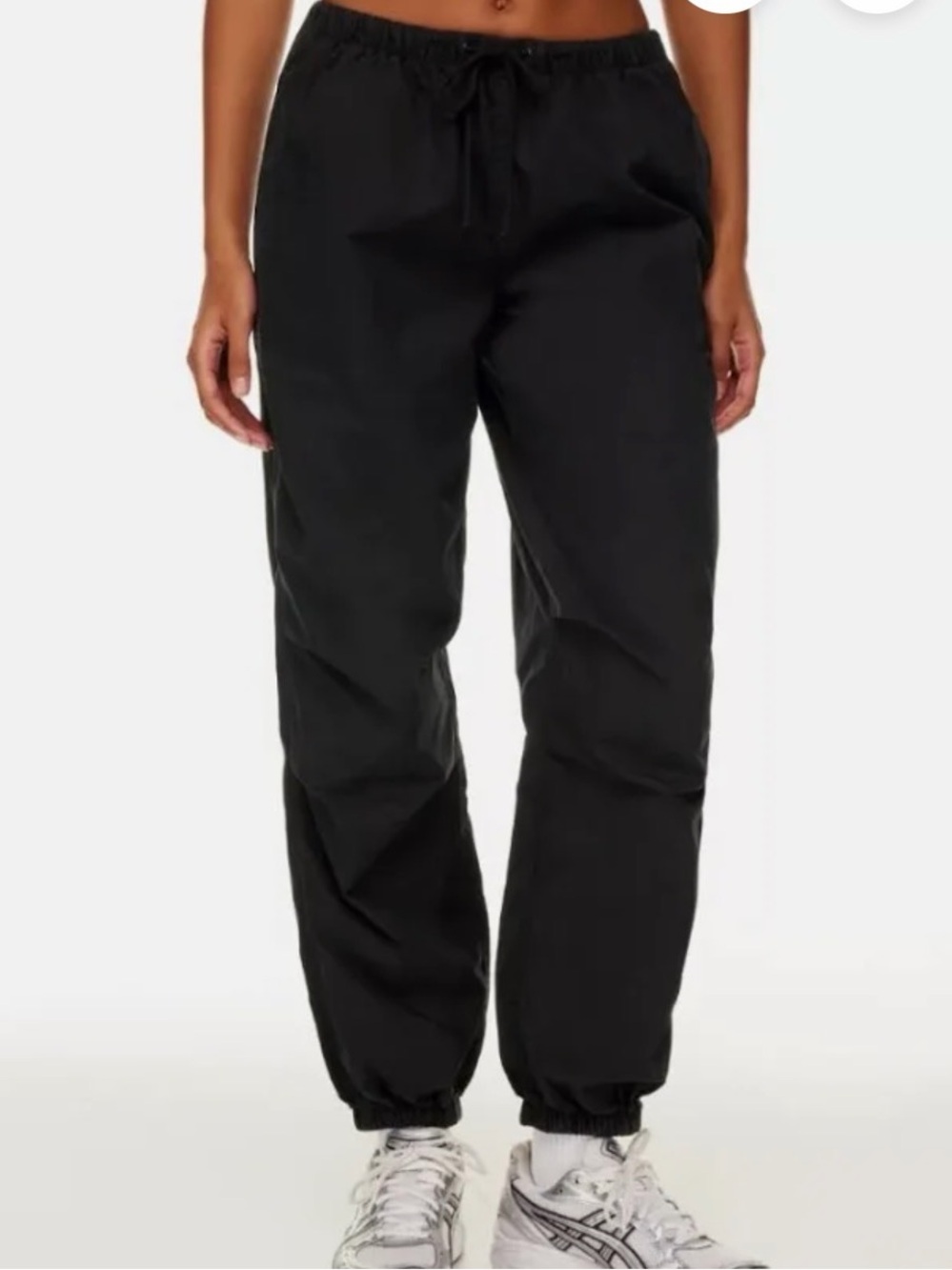 Aritzia Black Drawcord Cotton TNA Joggers